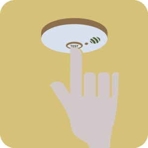 test smoke alarms montly